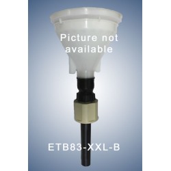 Smart waste caps  funnel with ball valve for Nalgene can B83