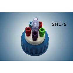 Smart healthy caps GL45 with 5 outlets (1/8")and  1 air check valve (validity:1 year)