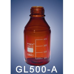 DURAN laboratory bottle GL45  500 ml ( amber glass)