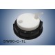 Bouchon de sécurité poubelle S90 avec  1 filetage pour cartouche de charbon actif et 1 leak (6-9mm)