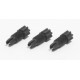 Raccord 1/8'' 2 en 1 Noir